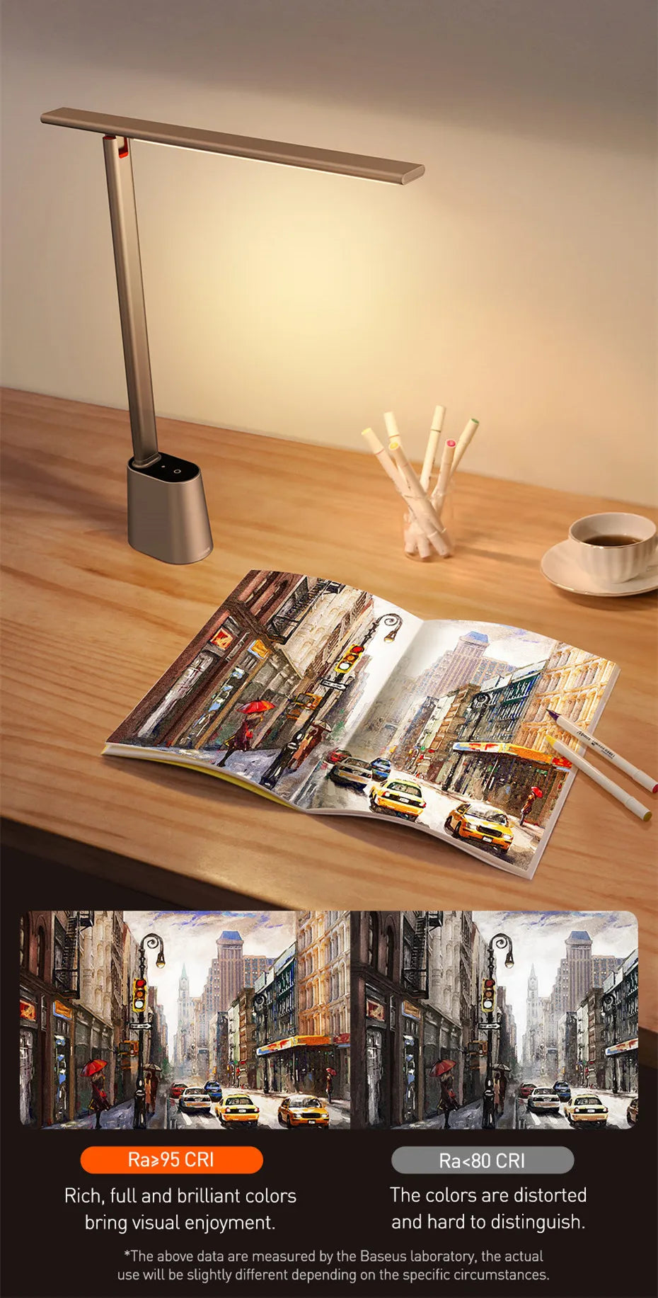 Lamp LED Smart Adaptive Brightness Bedside Read Lamp