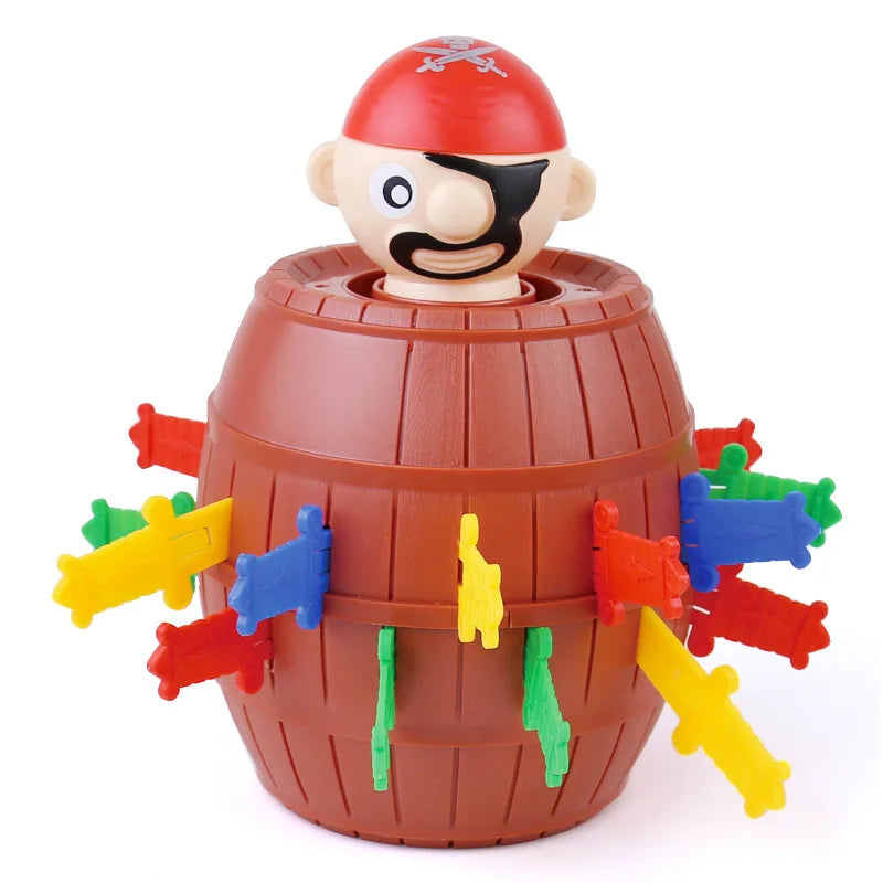 Gift🎁Funny Pirate Barrel Game – Pop-Up Sword Stabbing Toy for Kids & Family Fun