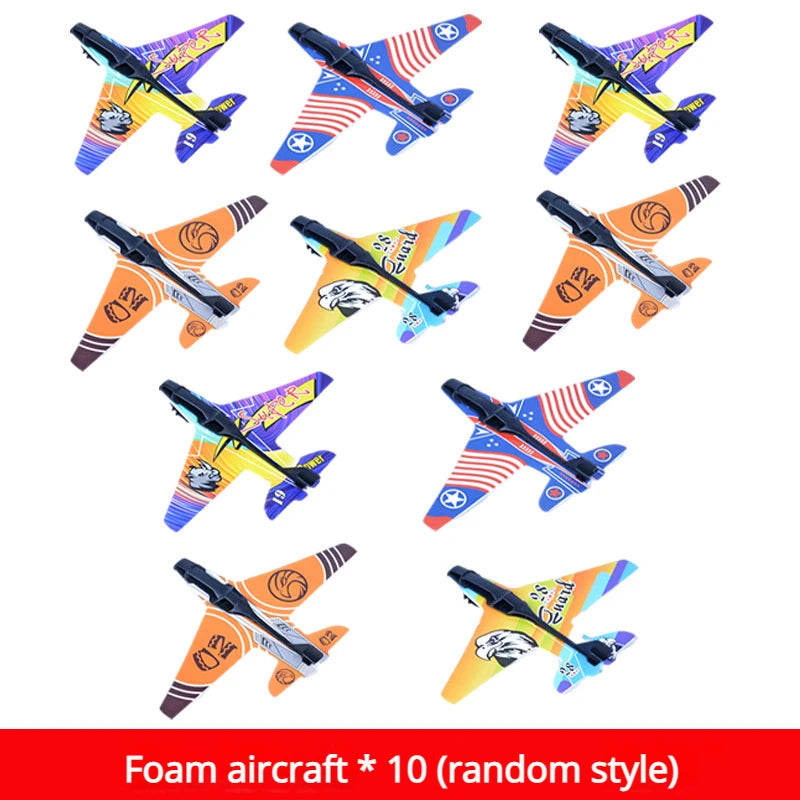 GiftđChildrenâs Airplane Launcher Toy â Foam Plane for Outdoor Fun, Parent-Child Interaction