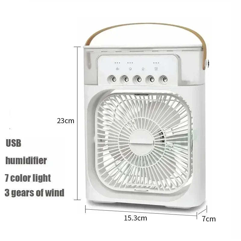 Hot Sale ๐3-in-1 Mini Fan Air Conditioner โ Portable Cooler, Humidifier & LED Night Light