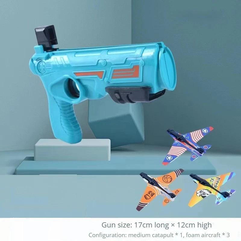 GiftđChildrenâs Airplane Launcher Toy â Foam Plane for Outdoor Fun, Parent-Child Interaction