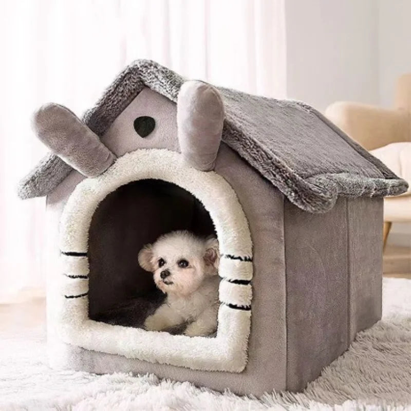 Cozy Washable Pet Bed – Indoor Kennel for Small & Medium Pets