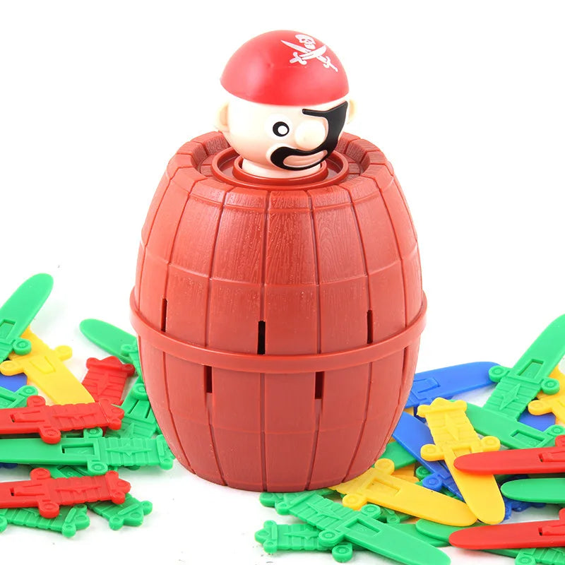 Gift🎁Funny Pirate Barrel Game – Pop-Up Sword Stabbing Toy for Kids & Family Fun