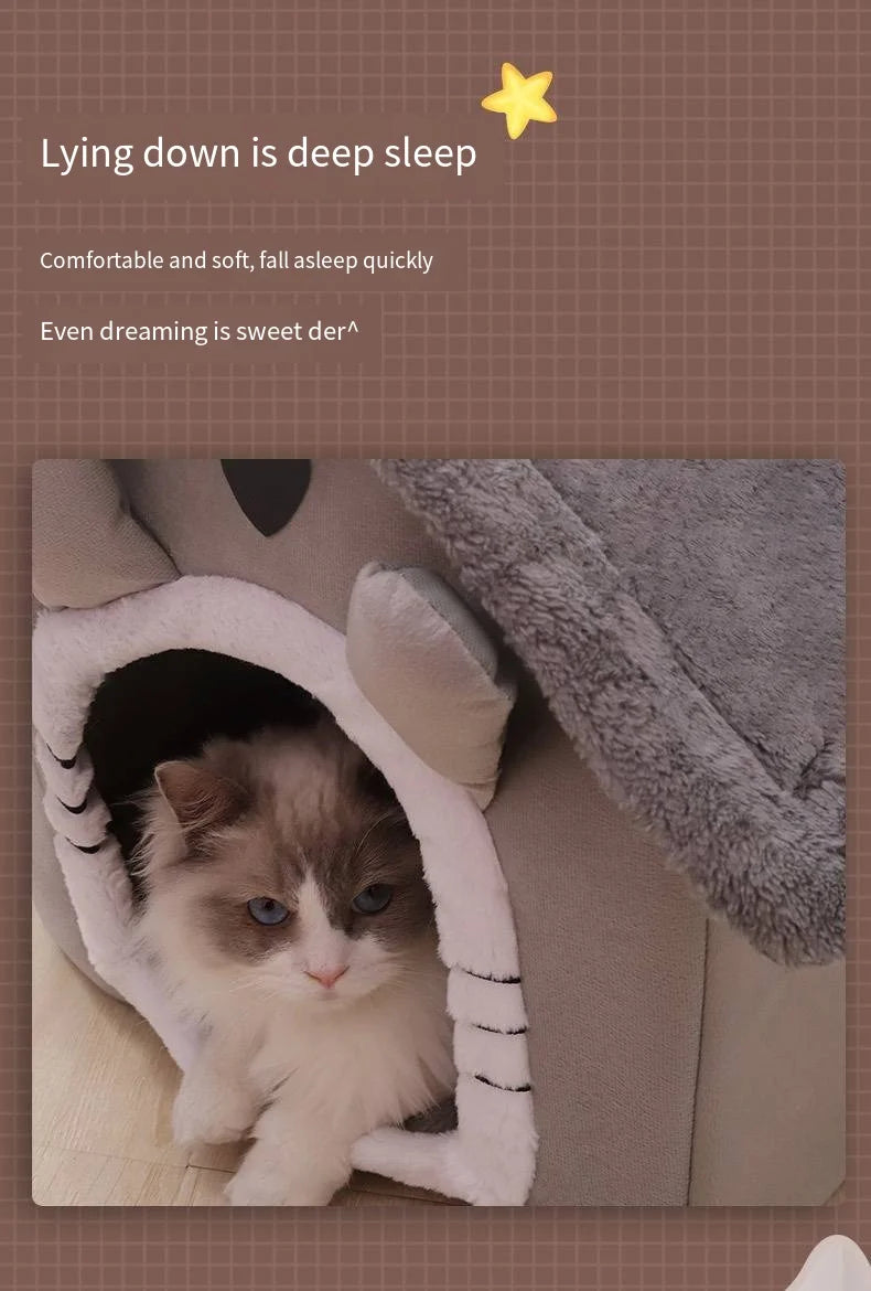 Cozy Washable Pet Bed – Indoor Kennel for Small & Medium Pets