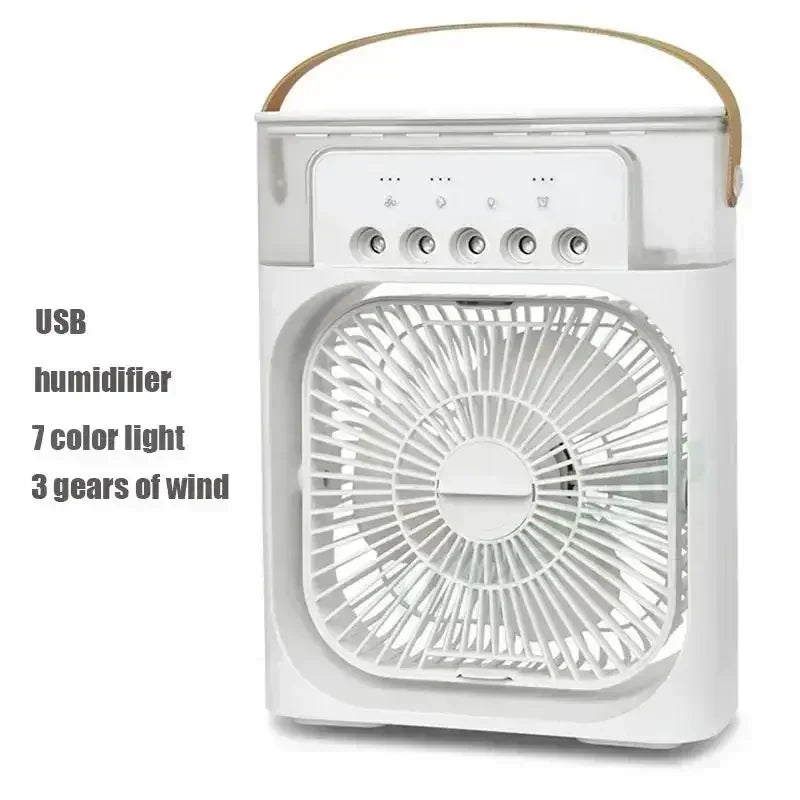 Hot Sale ๐3-in-1 Mini Fan Air Conditioner โ Portable Cooler, Humidifier & LED Night Light