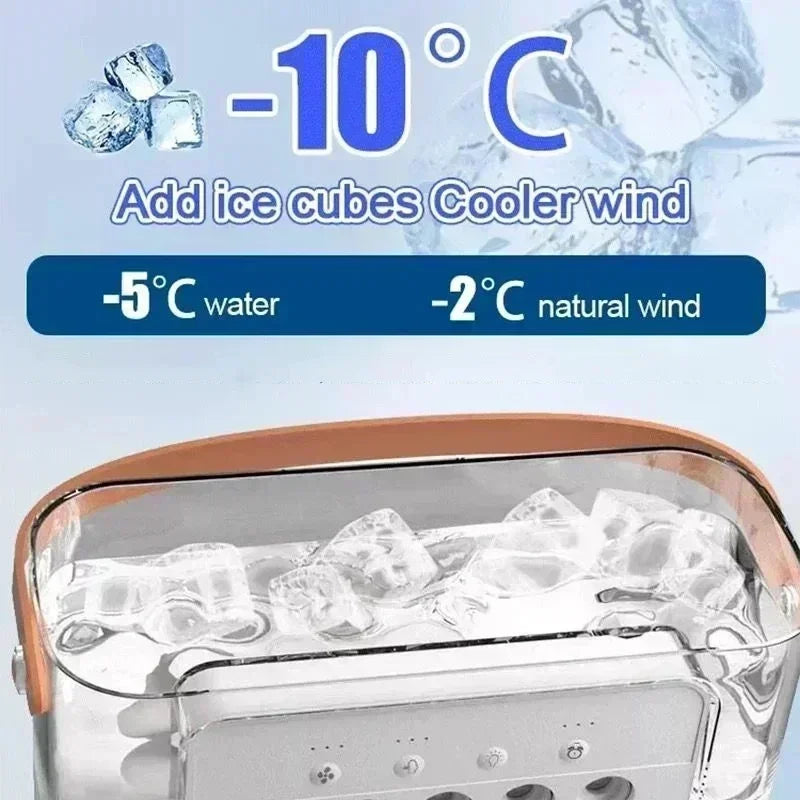 Hot Sale ๐3-in-1 Mini Fan Air Conditioner โ Portable Cooler, Humidifier & LED Night Light
