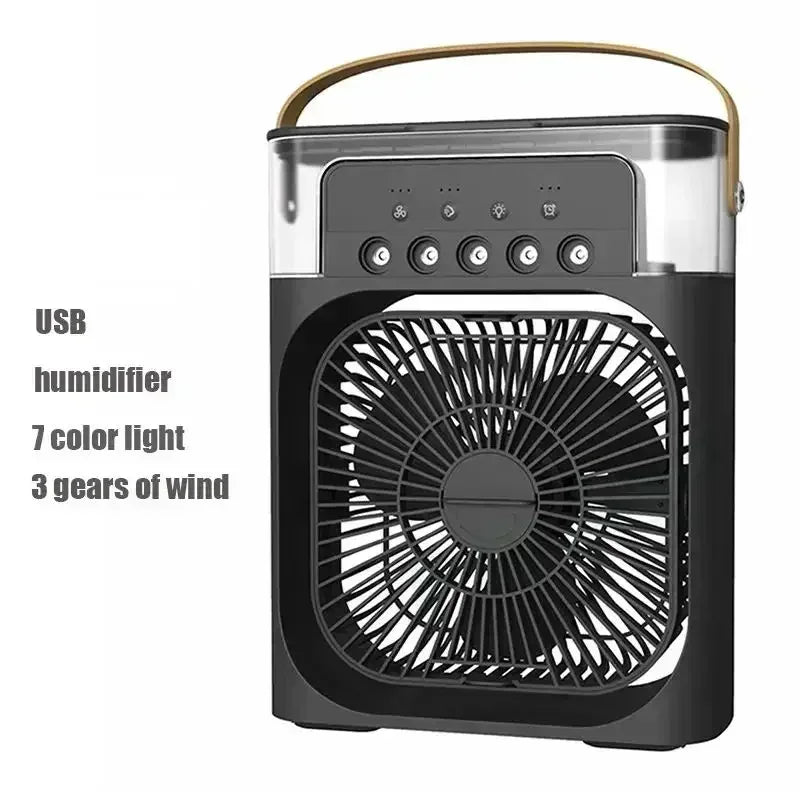 Hot Sale ๐3-in-1 Mini Fan Air Conditioner โ Portable Cooler, Humidifier & LED Night Light
