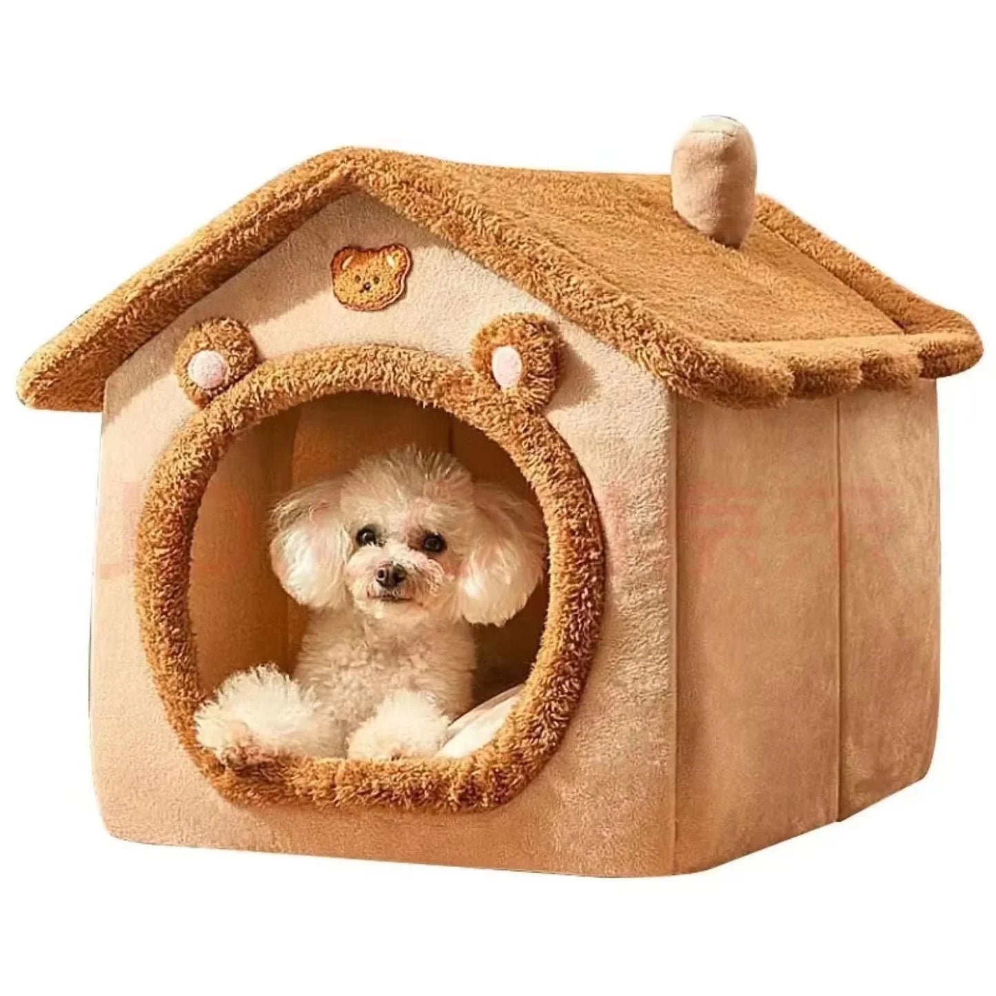 Cozy Washable Pet Bed – Indoor Kennel for Small & Medium Pets