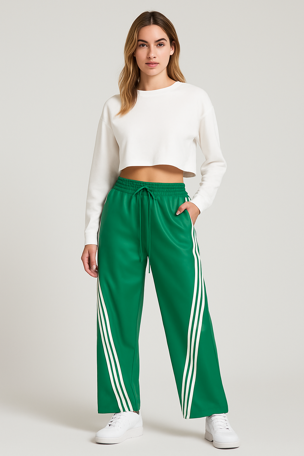 Top offer: Clacive Elegant Straight PU Leather Pants for Women
