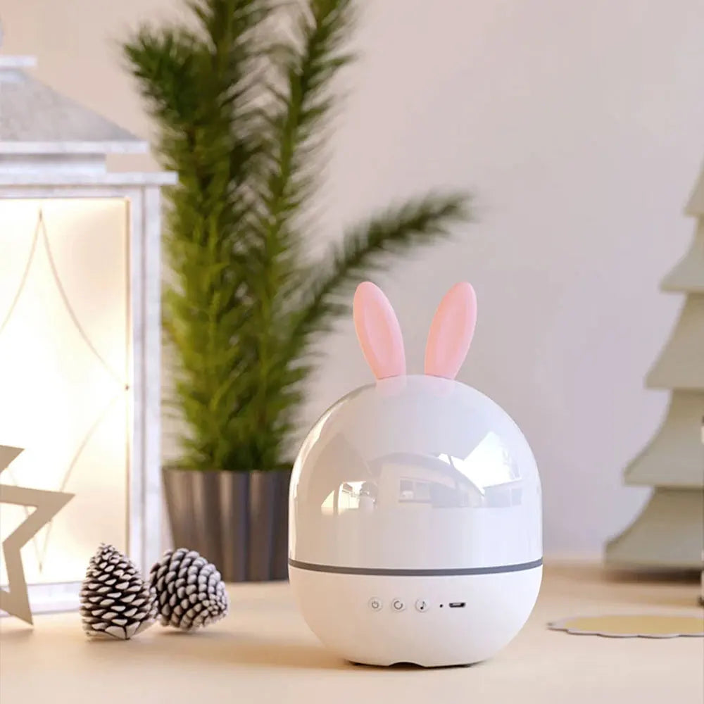 Rabbit Fairy Projection Night Light – Multi-Scene LED Projector for Kids & Bedroom Decor