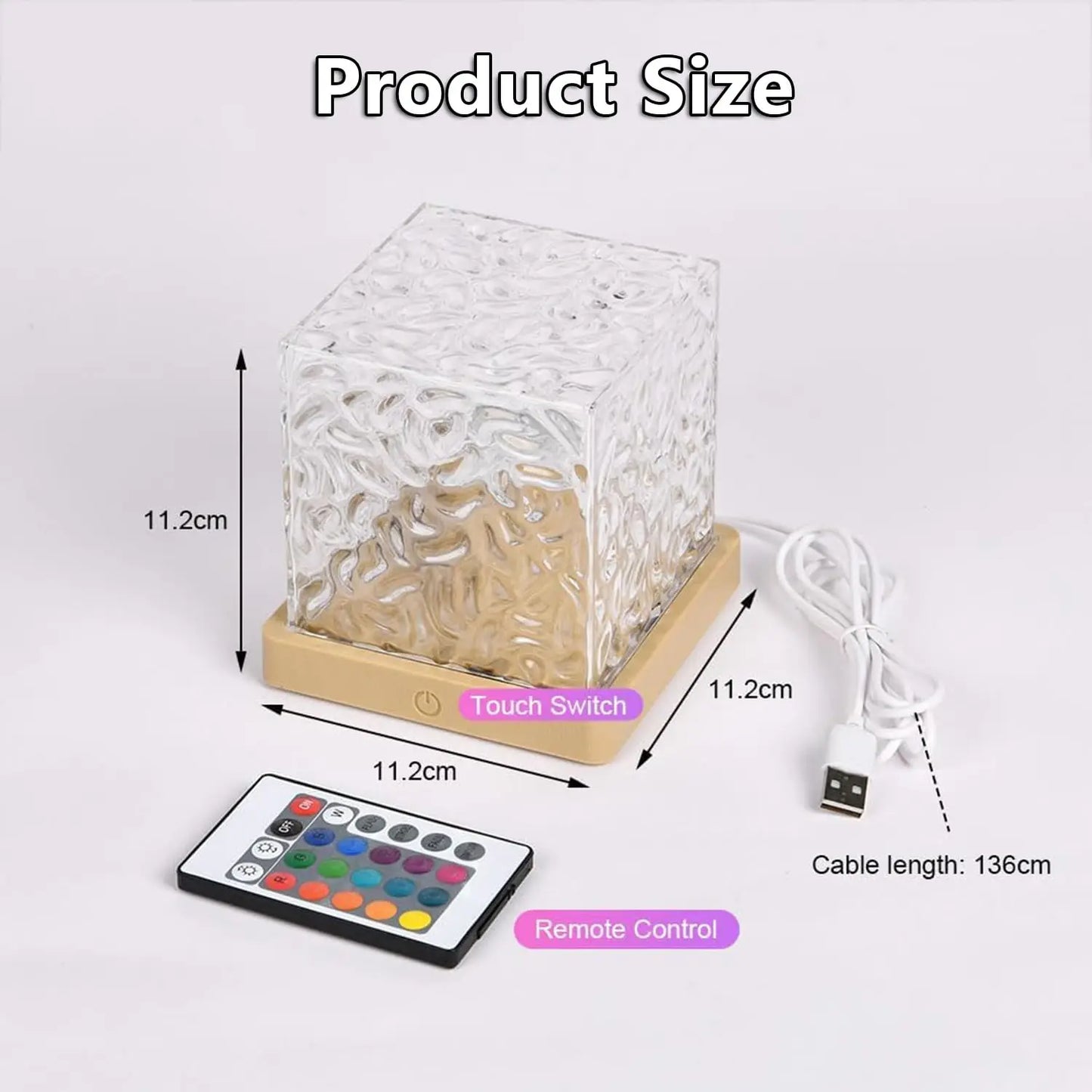 Ocean Wave Projector Light – 16 Colors Midnight Aura Aurora Glow Lamp