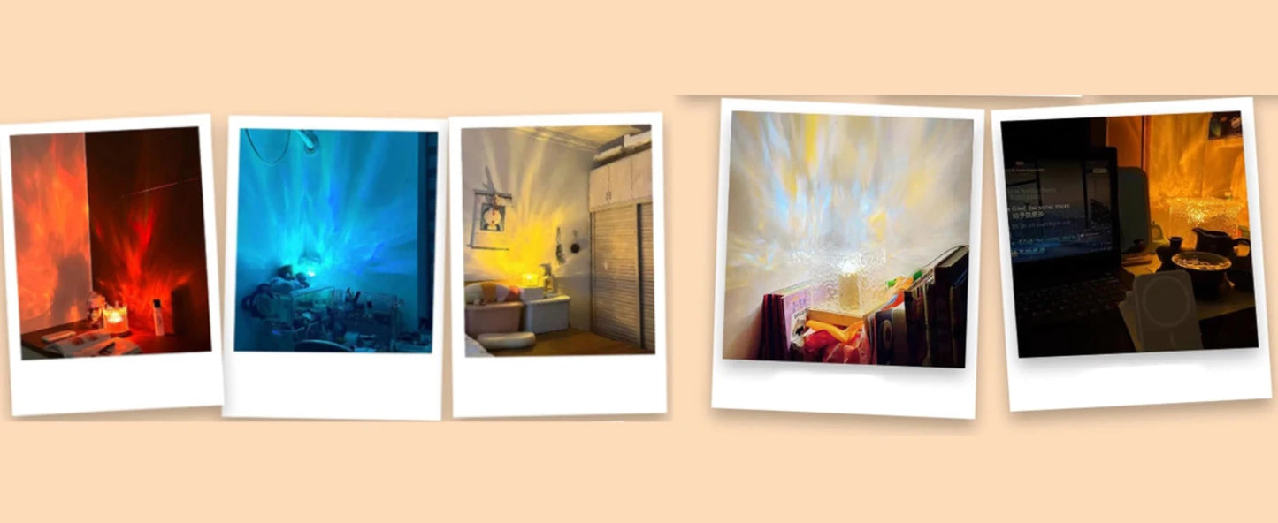Ocean Wave Projector Light – 16 Colors Midnight Aura Aurora Glow Lamp